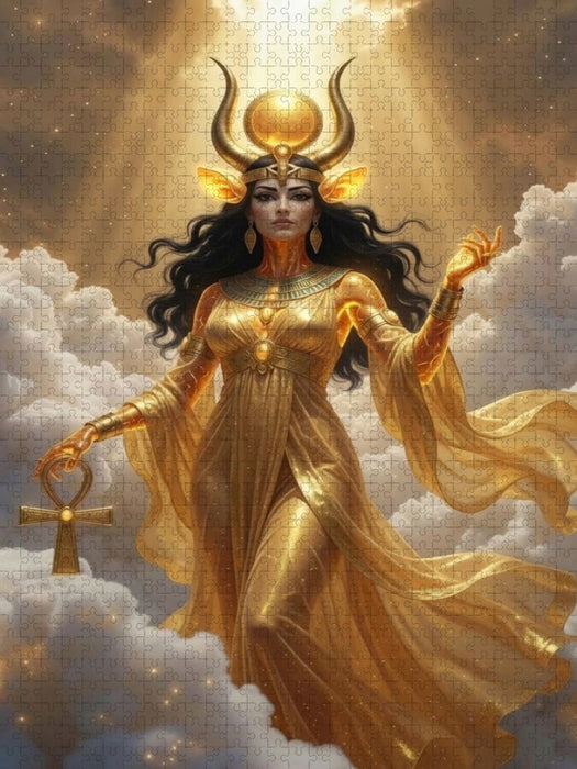 Hathor – Göttin der Liebe und der Freude - CALVENDO Foto-Puzzle'