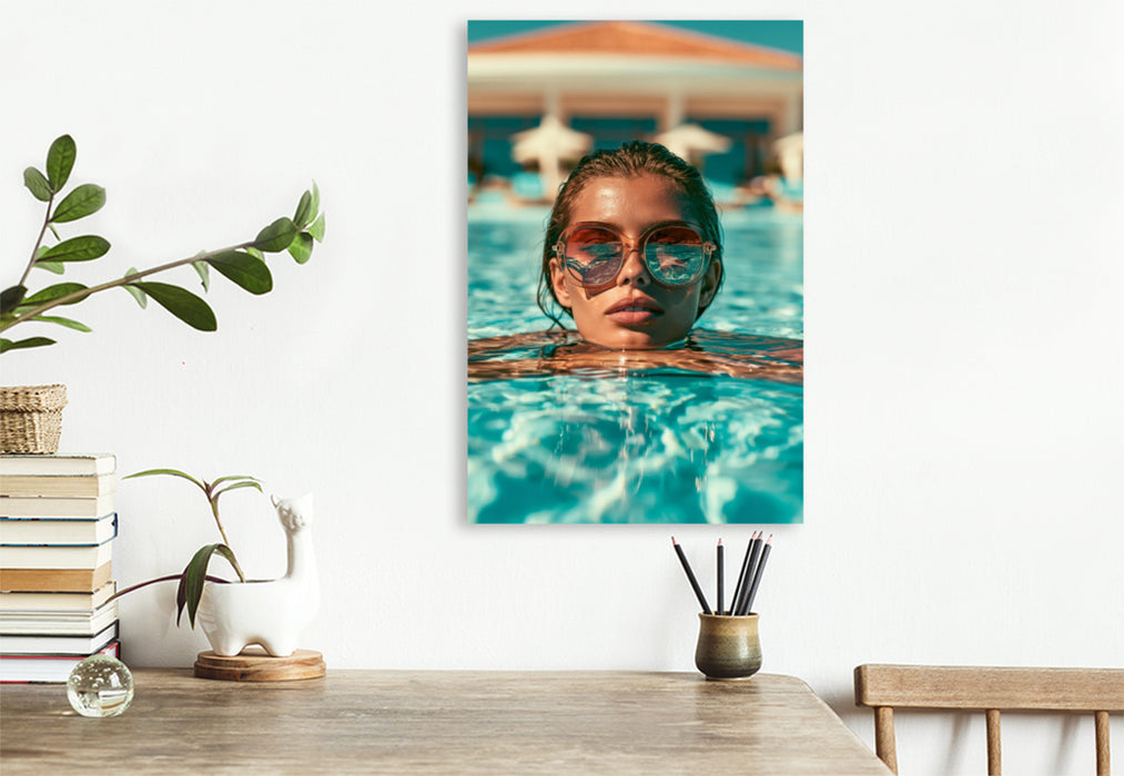 Premium Textil-Leinwand Ein Motiv aus dem Kalender Sommer Paradies