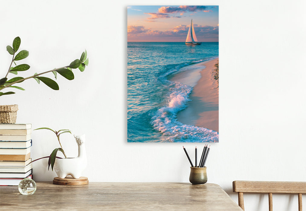 Premium Textil-Leinwand Ein Motiv aus dem Kalender Sommer Paradies