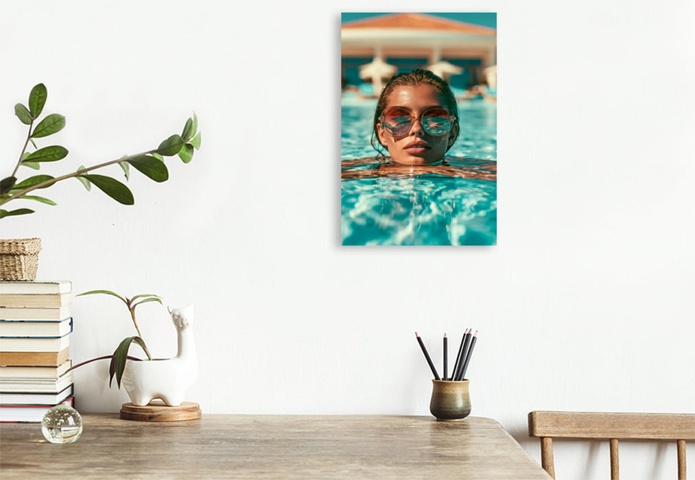 Premium Textil-Leinwand Ein Motiv aus dem Kalender Sommer Paradies