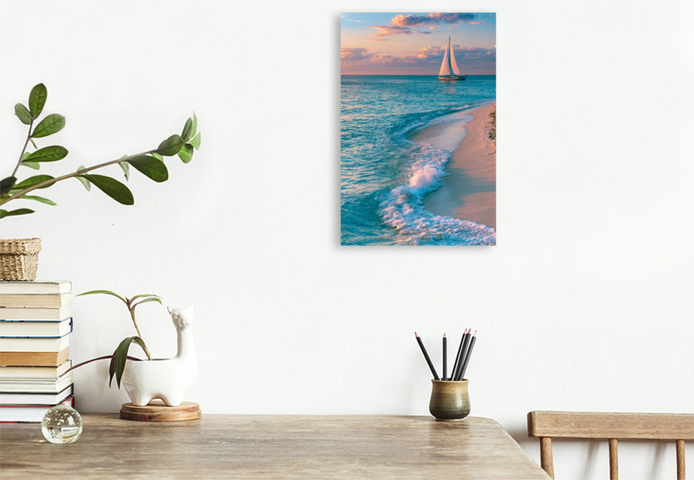 Premium Textil-Leinwand Ein Motiv aus dem Kalender Sommer Paradies