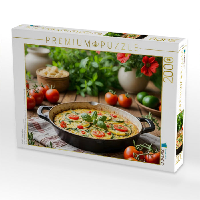 Frittata – Farben Italiens - CALVENDO Foto-Puzzle'