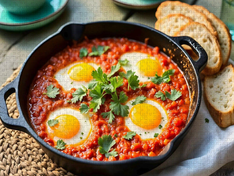 Shakshuka – Würzige Morgenstimmung - CALVENDO Foto-Puzzle'