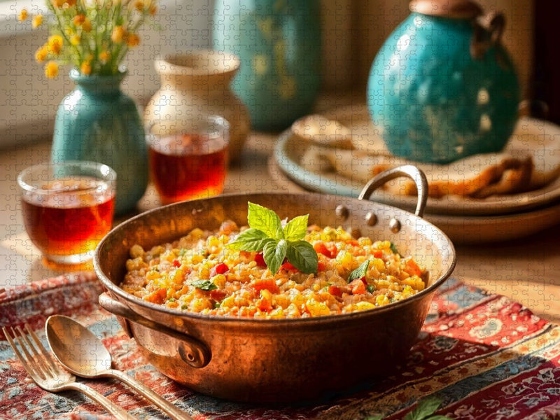 Menemen – Türkisches Frühstücksglück - CALVENDO Foto-Puzzle'