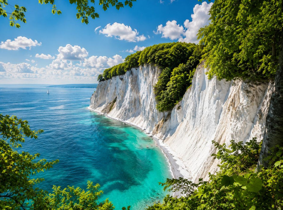 Kreidefelsen Nationalpark Jasmund - CALVENDO Foto-Puzzle'