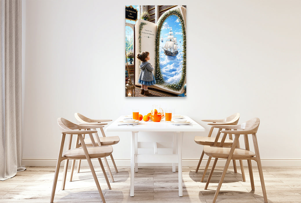 Premium Textil-Leinwand Das Himmelsschiff
