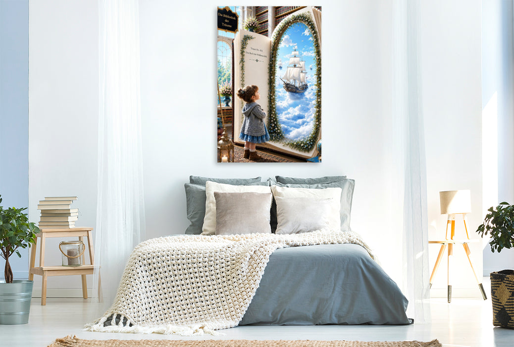 Premium Textil-Leinwand Das Himmelsschiff