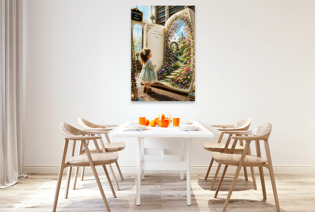 Premium Textil-Leinwand Der verborgene Garten