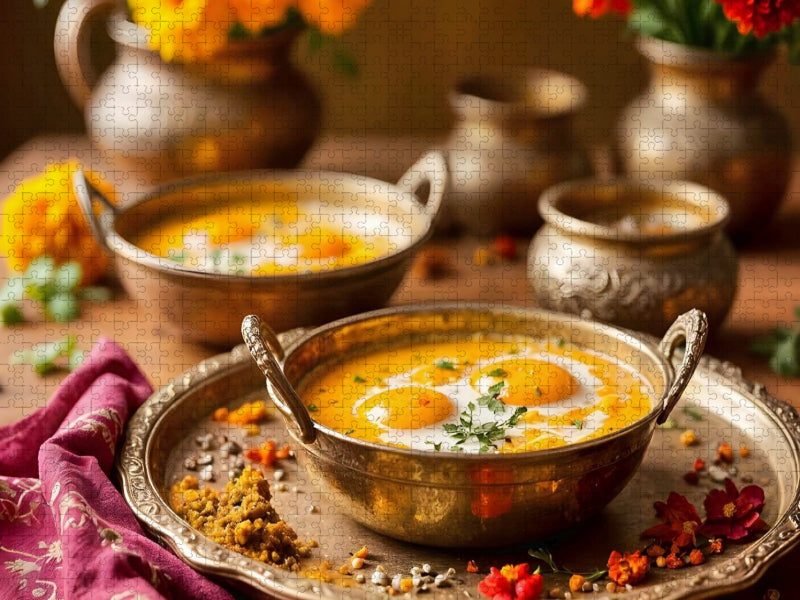 Egg Curry – Würzige Vielfalt - CALVENDO Foto-Puzzle'
