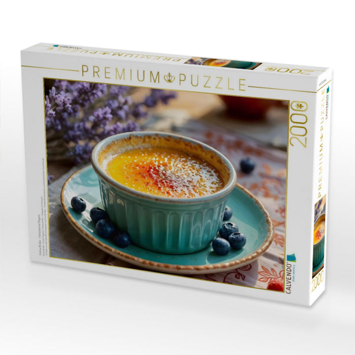 Crème Brûlée – Französische Eleganz - CALVENDO Foto-Puzzle'