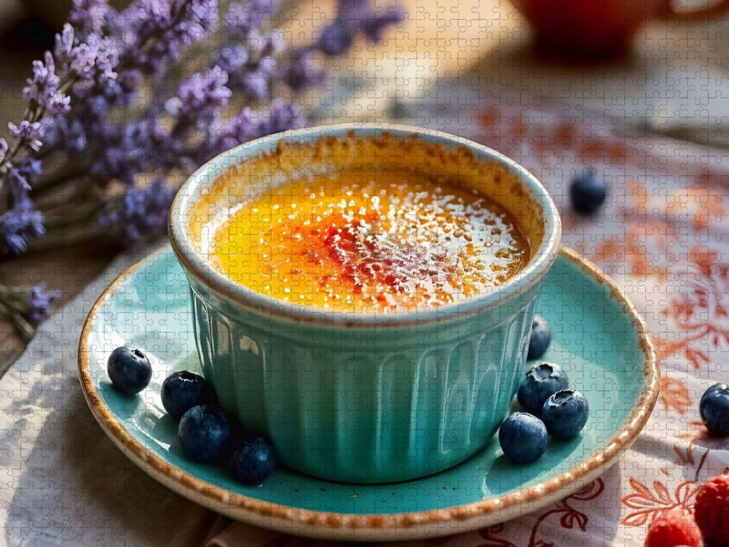 Crème Brûlée – Französische Eleganz - CALVENDO Foto-Puzzle'