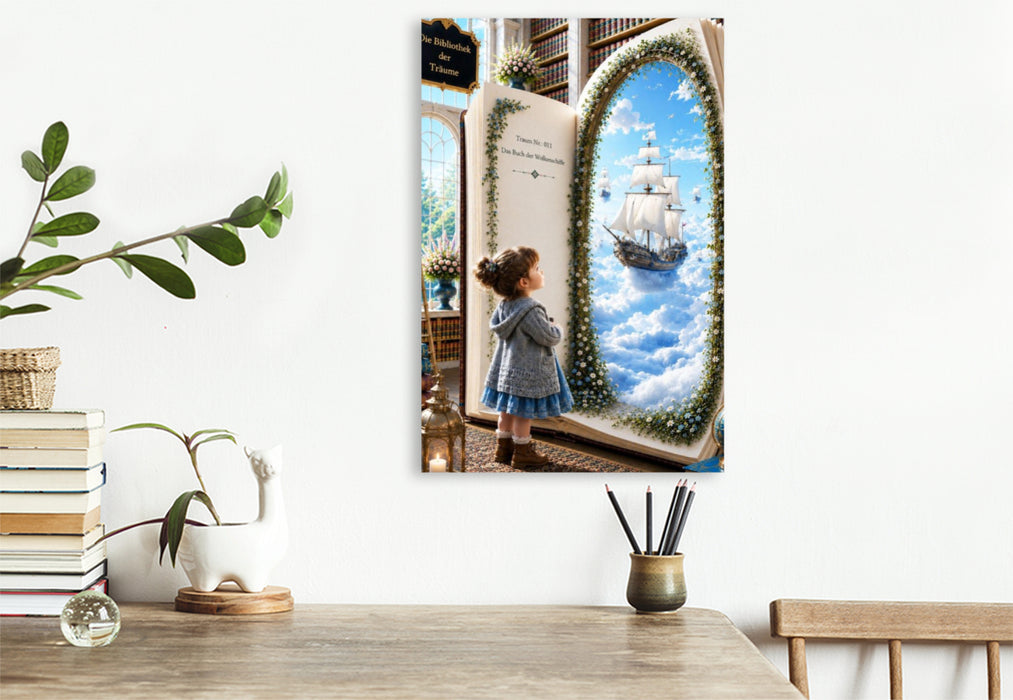 Premium Textil-Leinwand Das Himmelsschiff