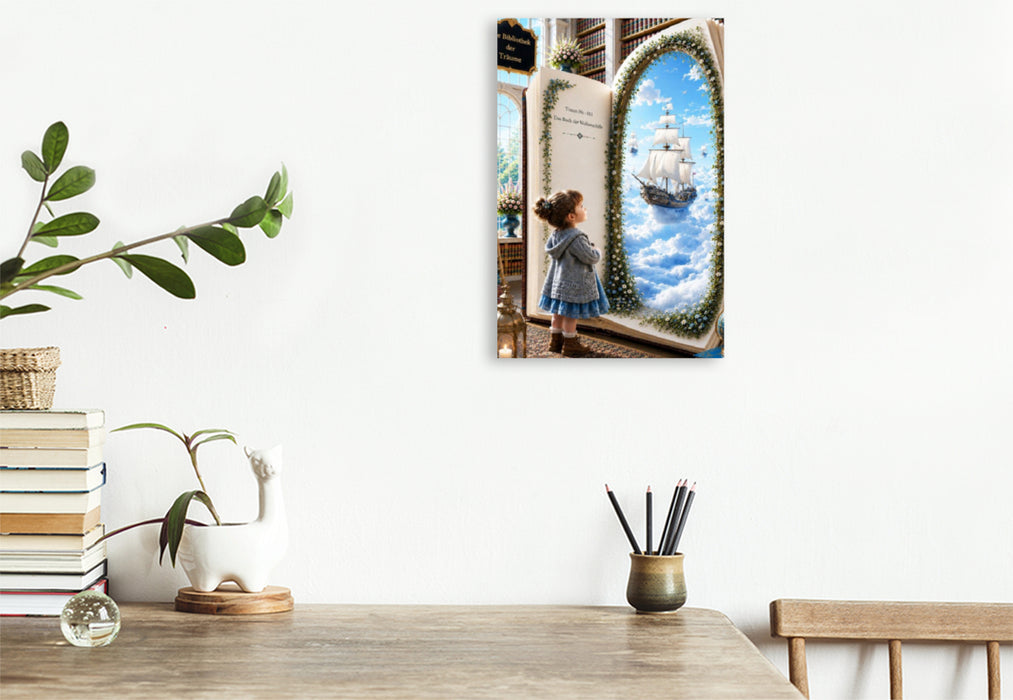Premium Textil-Leinwand Das Himmelsschiff