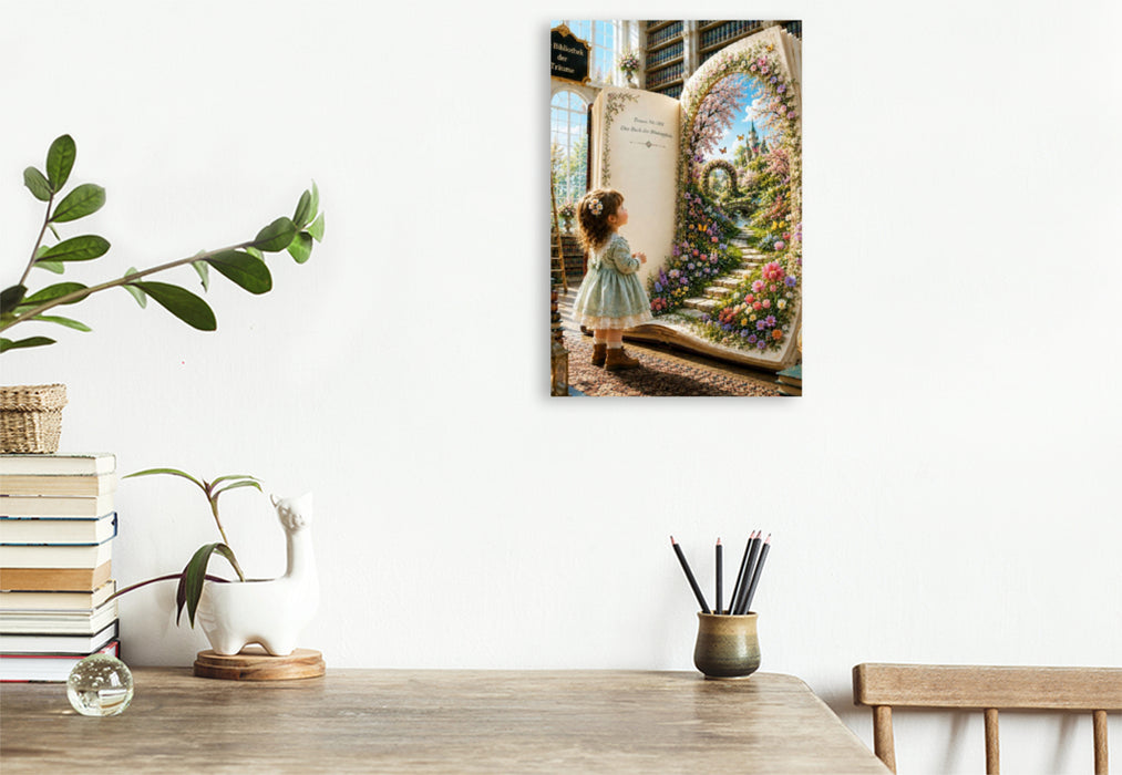 Premium Textil-Leinwand Der verborgene Garten