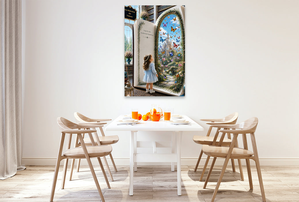 Premium Textil-Leinwand Die tanzenden Flügel