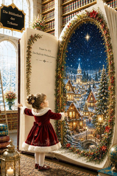 Premium Textil-Leinwand Der Weihnachtszauber