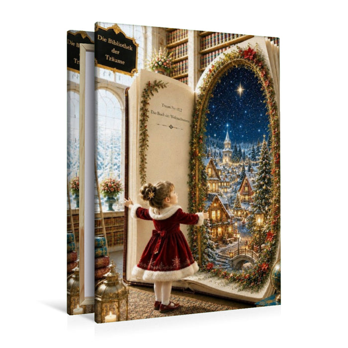 Premium Textil-Leinwand Der Weihnachtszauber