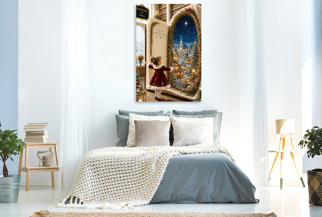 Premium Textil-Leinwand Der Weihnachtszauber