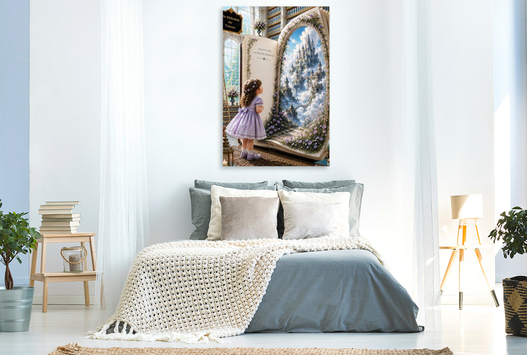 Premium Textil-Leinwand Die Wolkenstadt