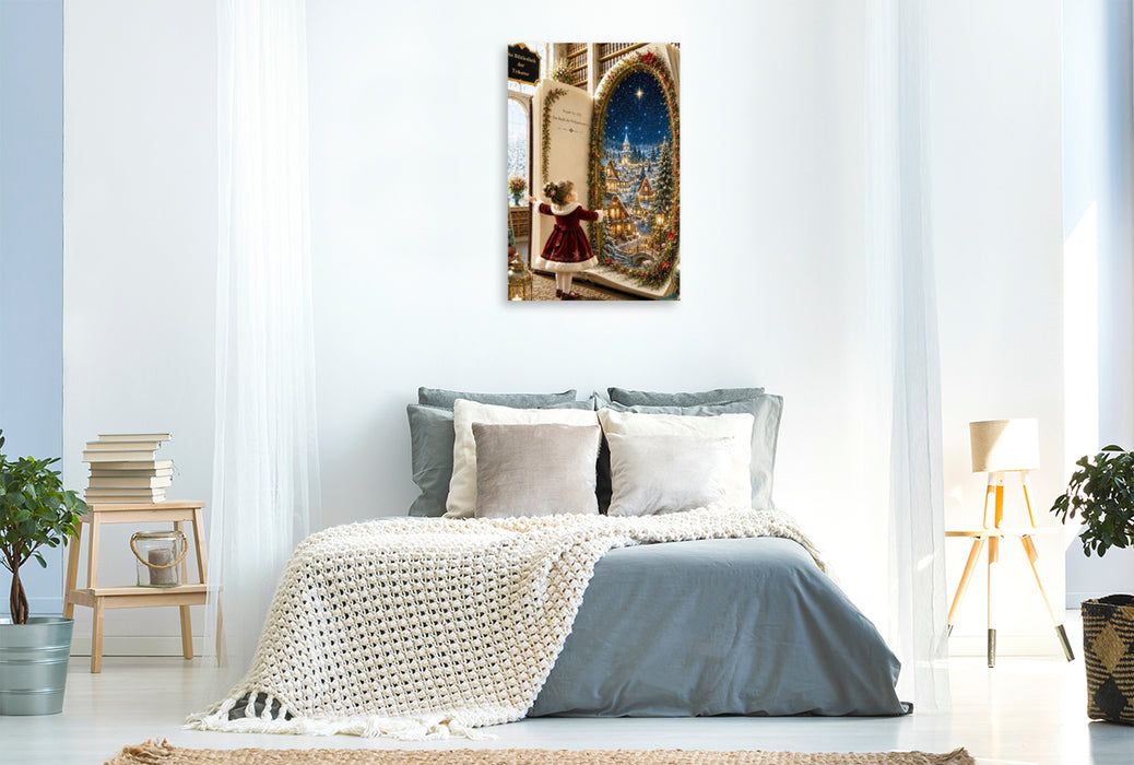 Premium Textil-Leinwand Der Weihnachtszauber
