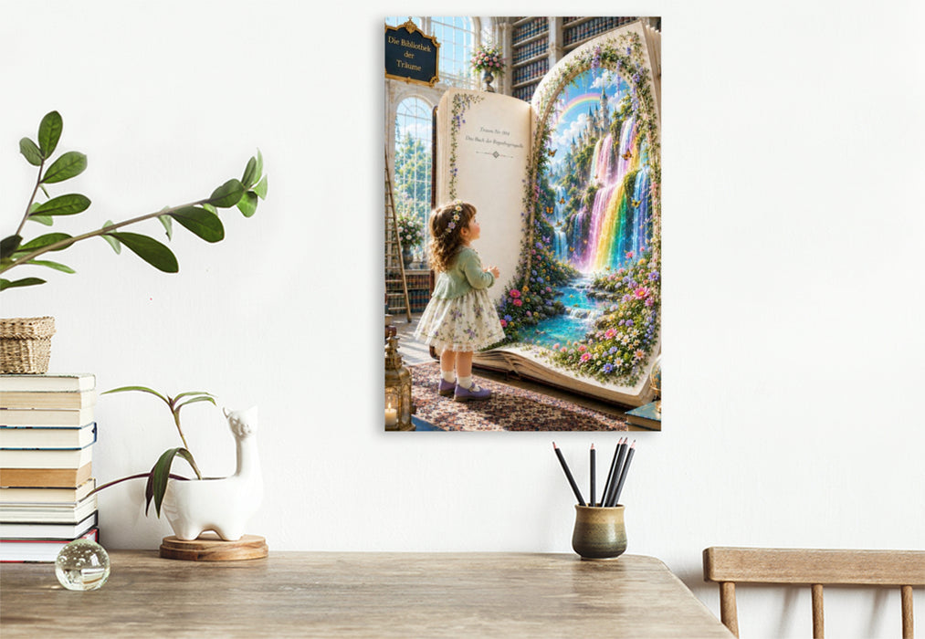 Premium Textil-Leinwand Die Quelle der Farben