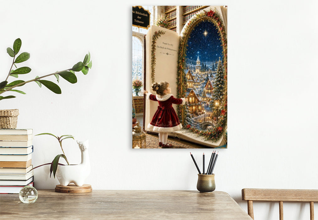 Premium Textil-Leinwand Der Weihnachtszauber