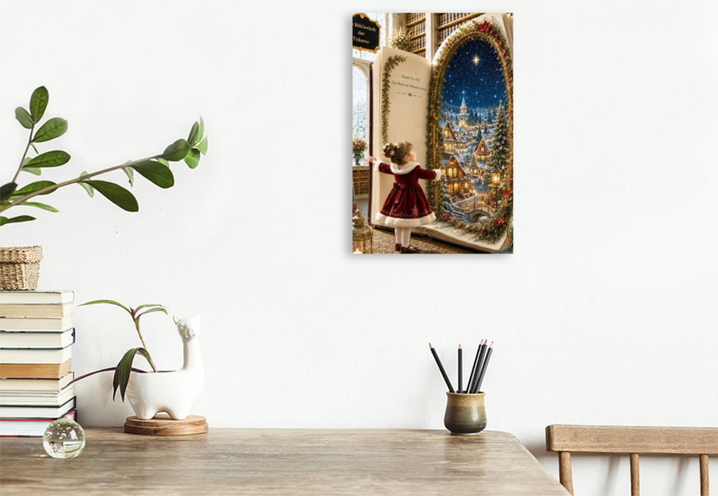 Premium Textil-Leinwand Der Weihnachtszauber
