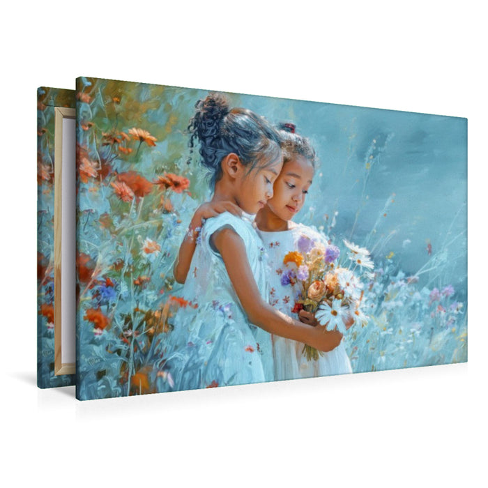 Premium Textil-Leinwand Kindheitserinnerungen