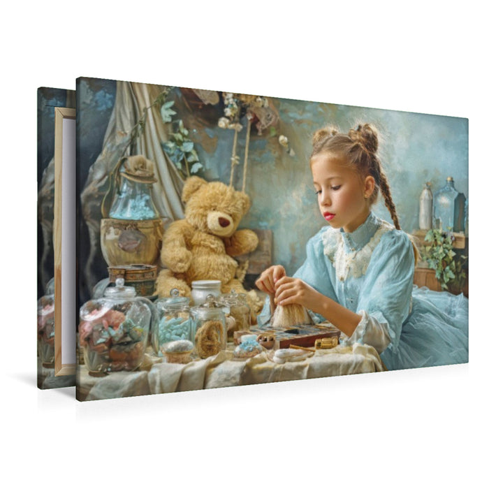 Premium Textil-Leinwand Kindheitserinnerungen
