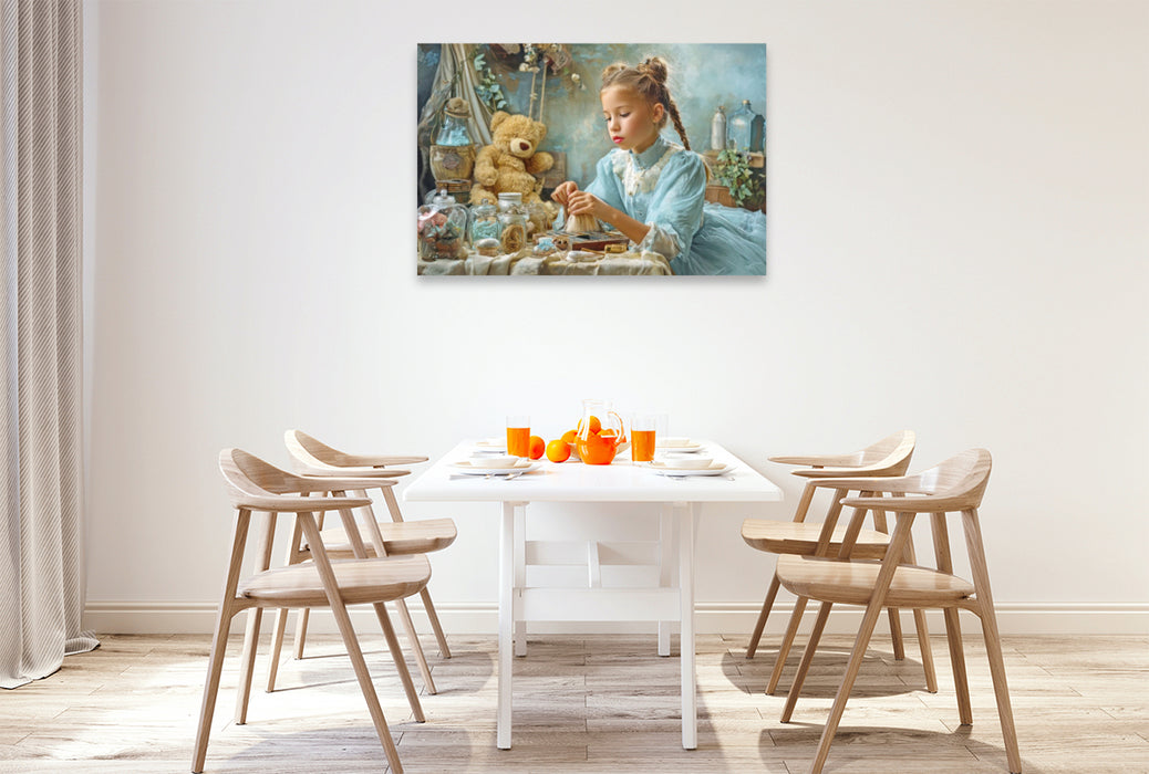 Premium Textil-Leinwand Kindheitserinnerungen