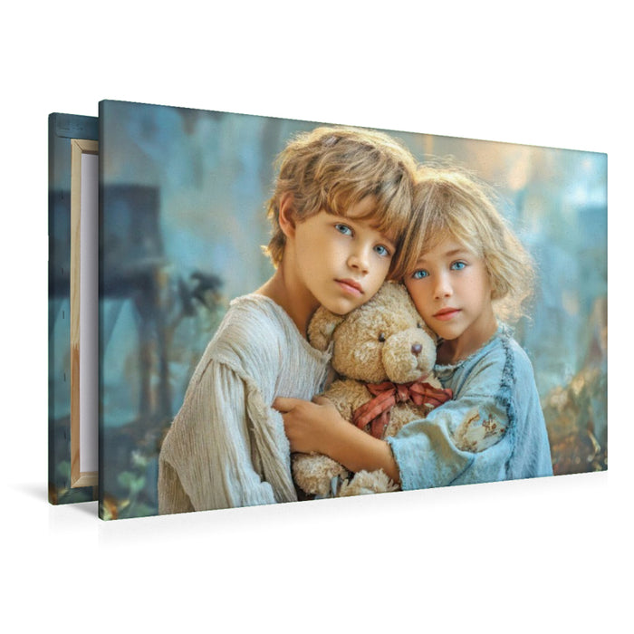 Premium Textil-Leinwand Kindheitserinnerungen