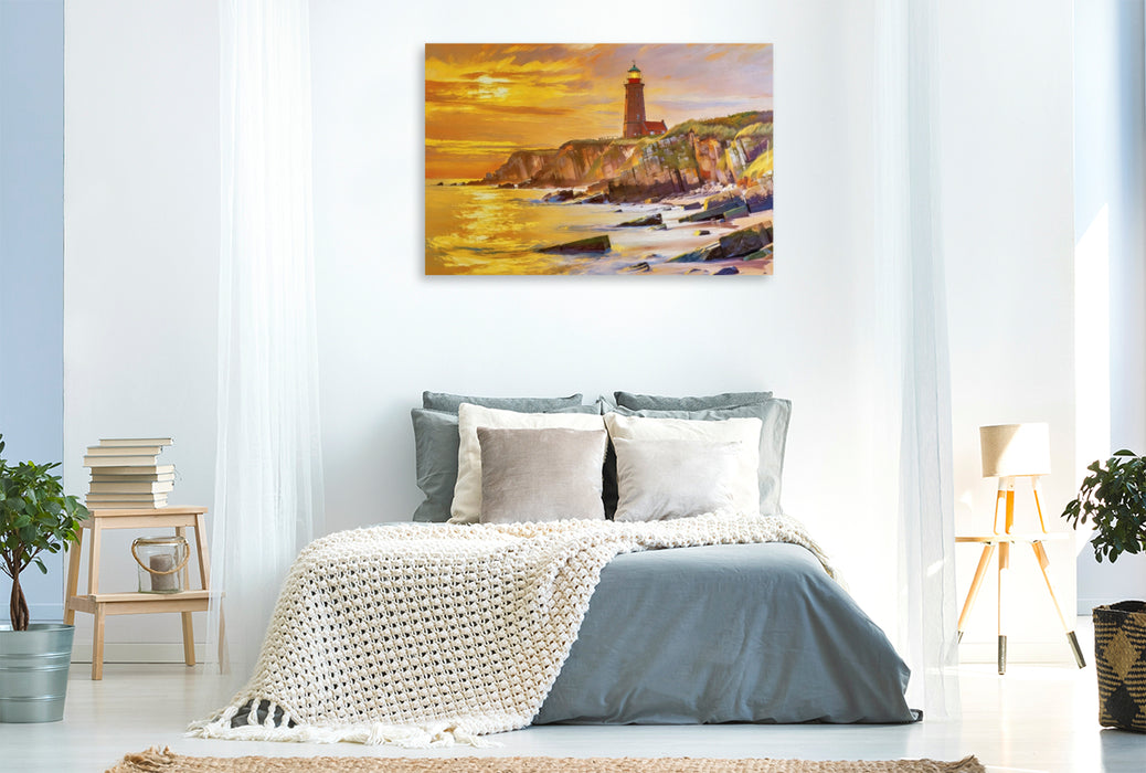 Premium Textil-Leinwand Ein Motiv aus dem Kalender Ostsee-Gemälde