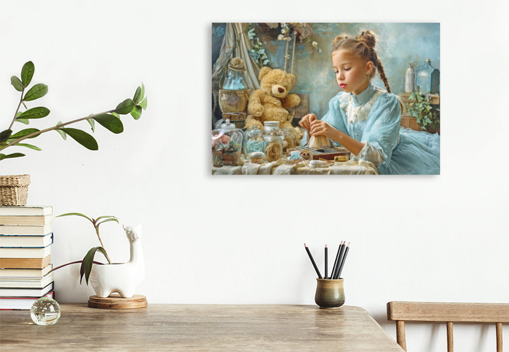 Premium Textil-Leinwand Kindheitserinnerungen