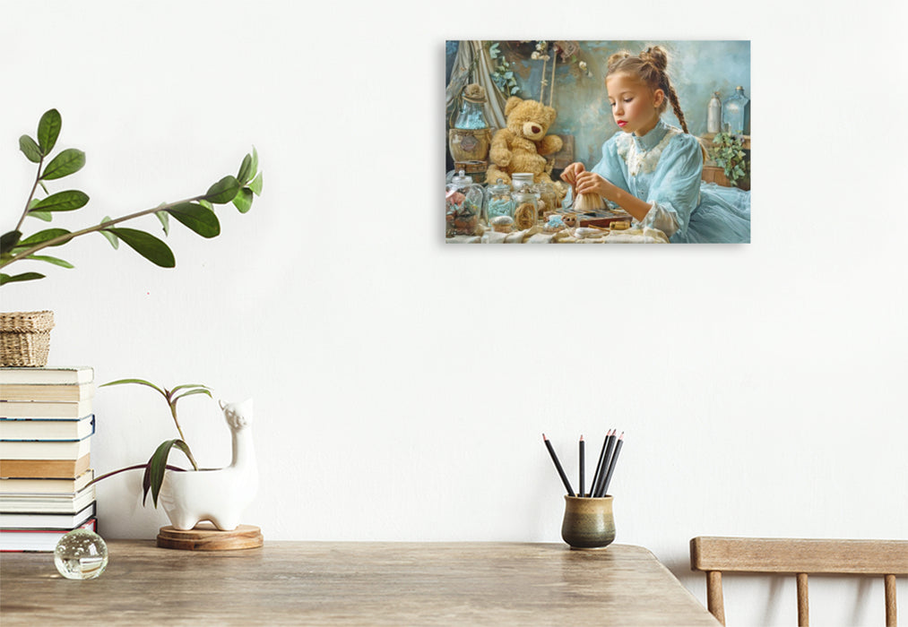 Premium Textil-Leinwand Kindheitserinnerungen