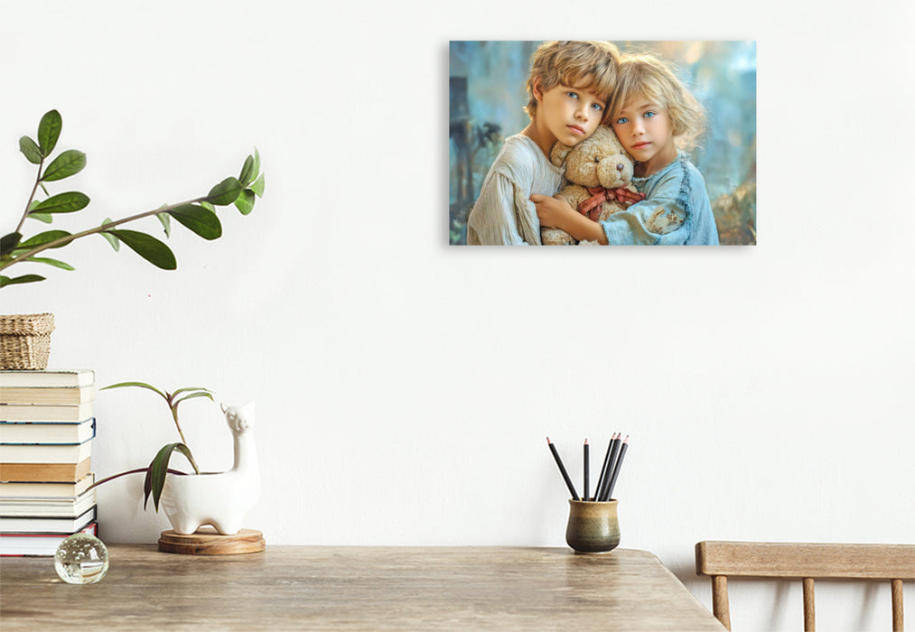 Premium Textil-Leinwand Kindheitserinnerungen