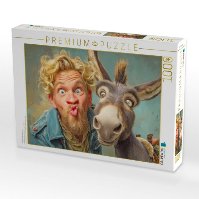 Humorvolle Cartoons - CALVENDO Foto-Puzzle'