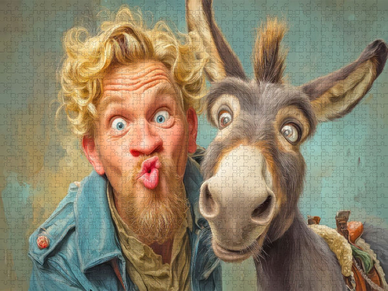 Humorvolle Cartoons - CALVENDO Foto-Puzzle'