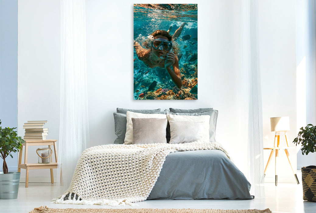 Premium Textil-Leinwand Das perfekte Abenteuer