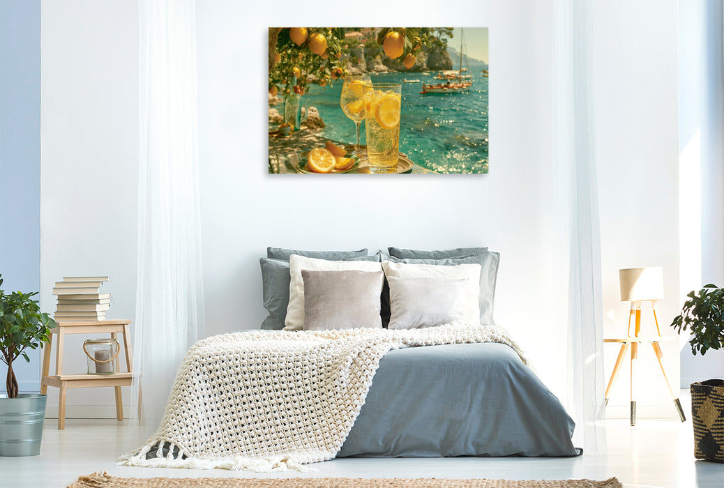 Premium Textil-Leinwand Der Duft des Sommers liegt in der Luft