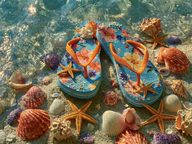 Sehnsucht nach Sonne und Meer - CALVENDO Foto-Puzzle'