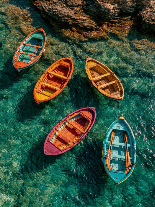 Freiheit treibt auf sanften Wellen - CALVENDO Foto-Puzzle'