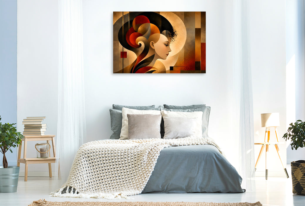 Premium Textil-Leinwand Dezember