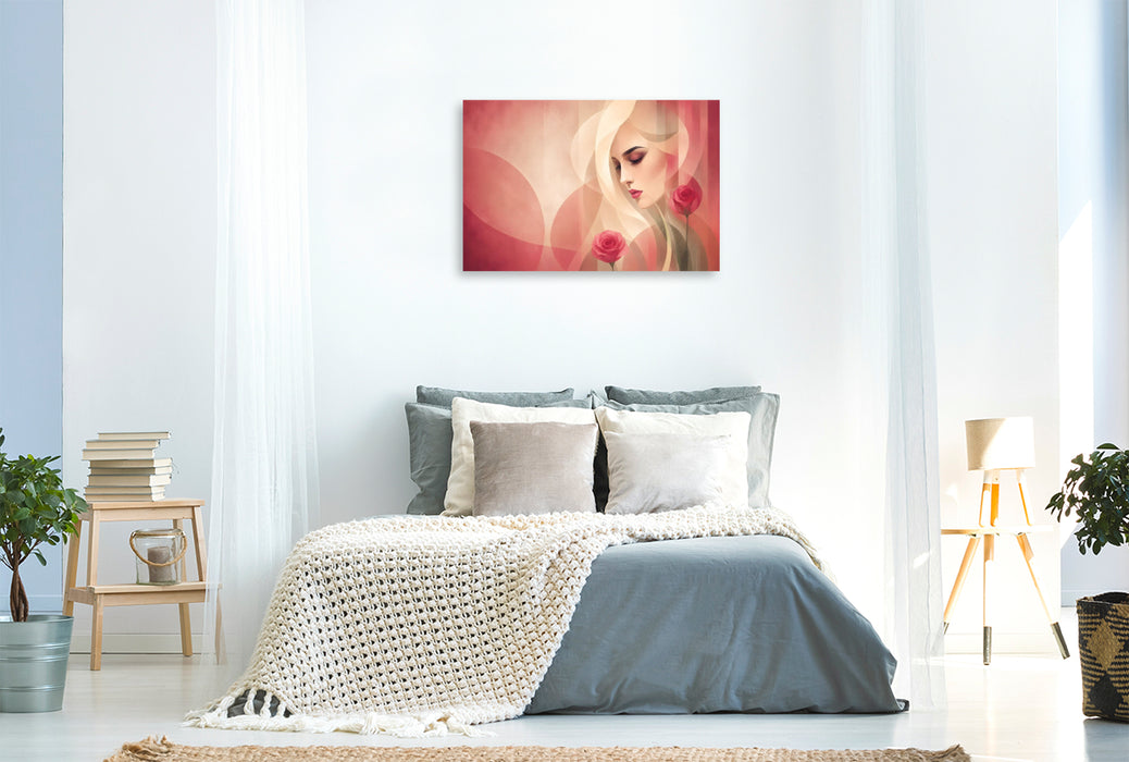 Premium Textil-Leinwand Oktober