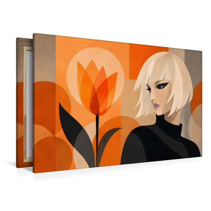 Premium Textil-Leinwand Mai