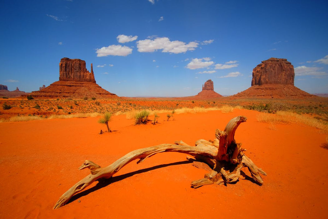 Premium Textil-Leinwand Monument Valley - Arizona / Utah