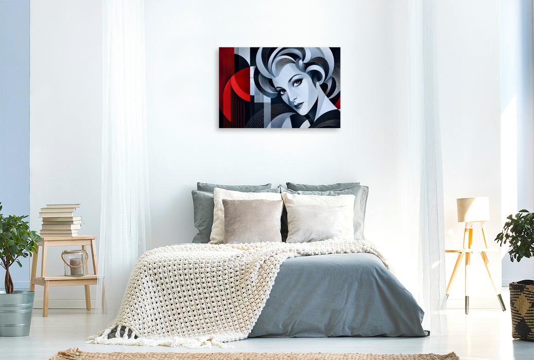 Premium Textil-Leinwand Februar