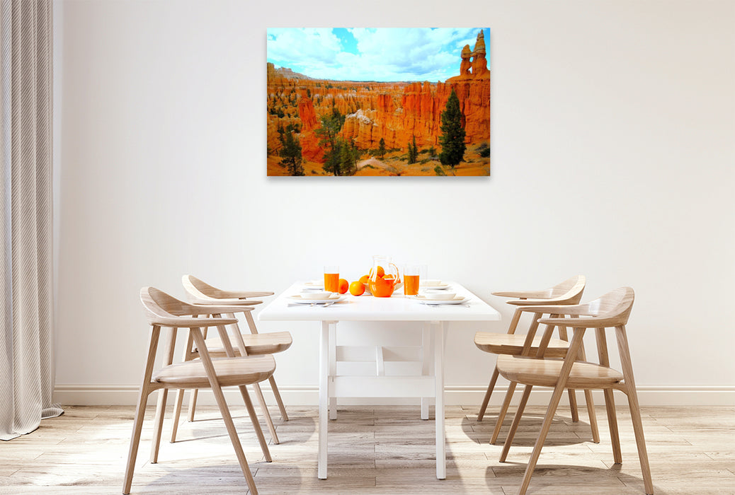 Premium Textil-Leinwand Bryce Canyon - Utah