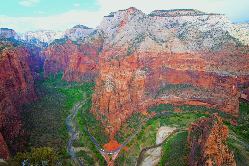 Premium Textil-Leinwand Zion National Park - Utah
