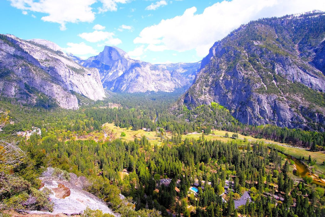 Premium Textil-Leinwand Yosemite Valley - Kalifornien