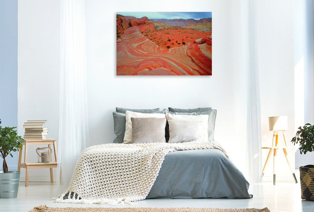 Premium Textil-Leinwand Valley of Fire State Park - Nevada